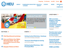 Tablet Screenshot of heu.org